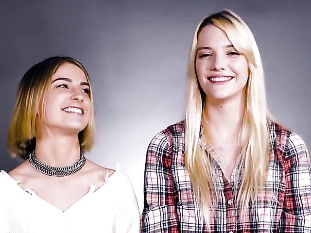 Kenna James and Kristen Scott's lesbian pussy eating video