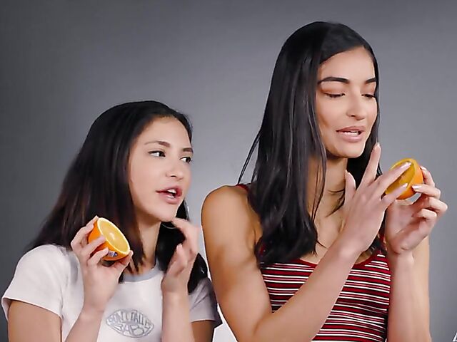 Jane Wilde & Emily Willis - Curious brunettes lesbian oral love