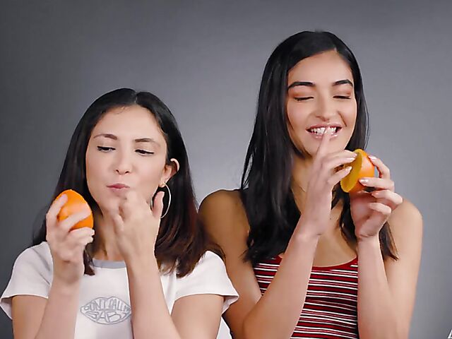 Jane Wilde & Emily Willis - Curious brunettes lesbian oral love