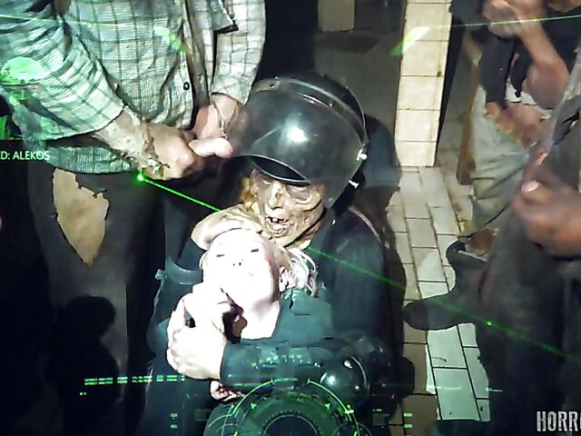 Lola Tayor - Zombies anal gangbang attack