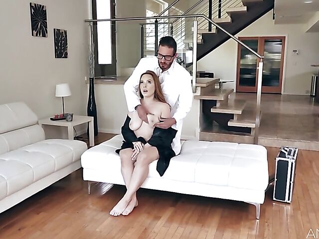 Summer Hart - Big breasted MILF anal exam and butt fuck with the doctor