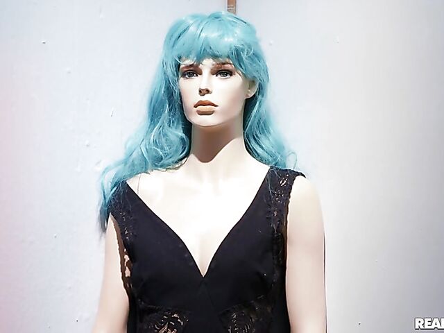 Ricky Spanish caught in the act by the busty police woman with red hair and huge fake tits Nicolette Shea