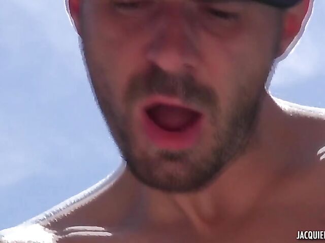 Short hair MILF slut Eva fucks a pool boy and takes a bath with her maid