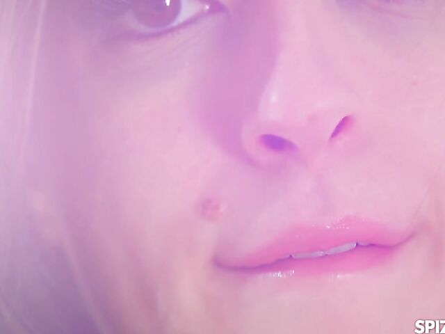 Crazy hot sex on the couch with natural titty slut Abbie Maley