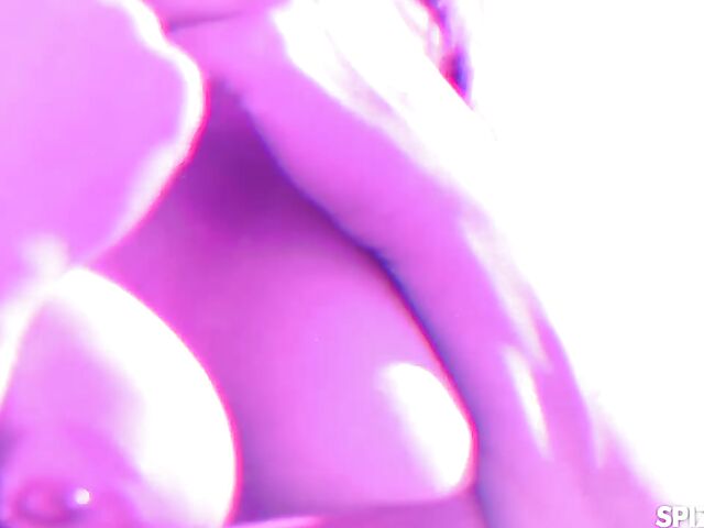 Crazy hot sex on the couch with natural titty slut Abbie Maley