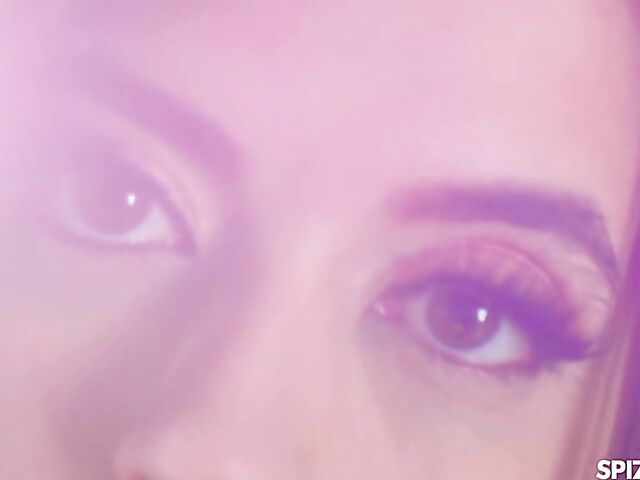 Crazy hot sex on the couch with natural titty slut Abbie Maley