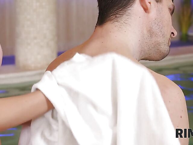 Spa rim job and sex with skinny euro blonde Missy Luv