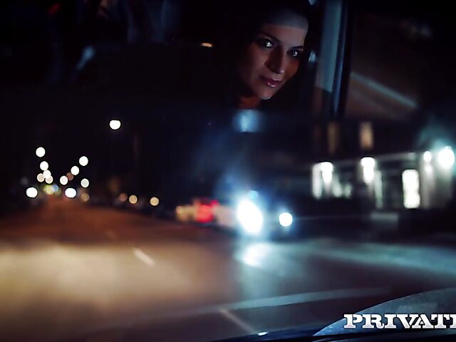 Black lingerie fuck with skinny Tiffany Tatum in stockings and heels