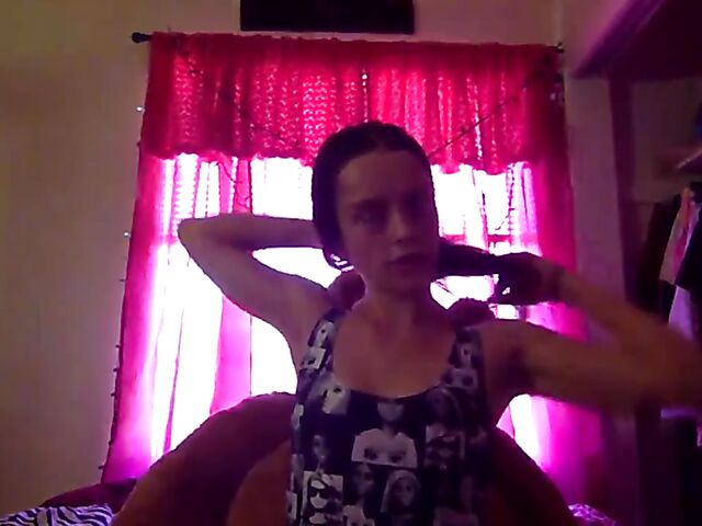 Lily Glee home alone masturbating with her teddy bear in lockdown