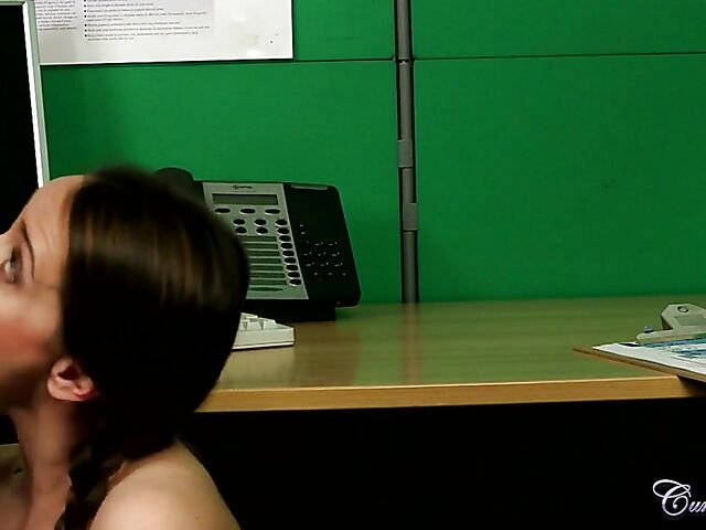 Olga Cabaeva - Nurse blowjob to collect a semen sample