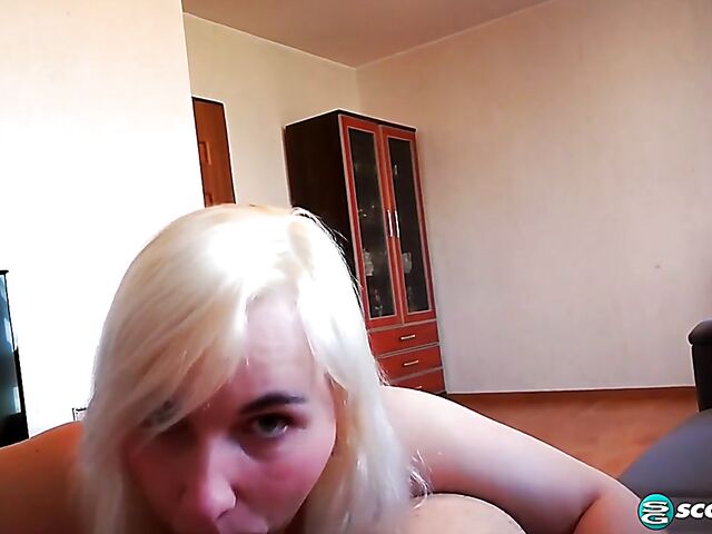 Chubby big boobs POV with blonde Lola Paradise