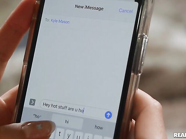 Petite redhead Vanna Bardot is horny as fuck