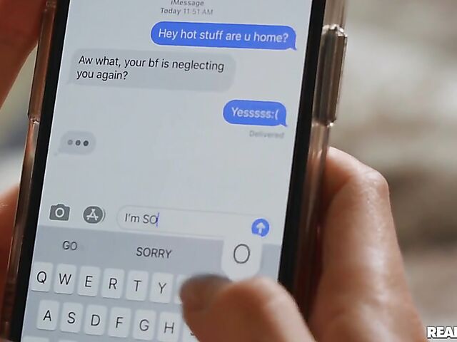 Petite redhead Vanna Bardot is horny as fuck