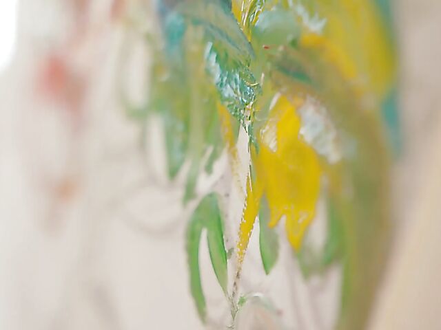 Sexy solo with beautiful painter Serenity who can't keep her fingers off her clit