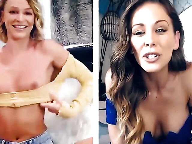 Cherie Deville and Emma Hix fingering together on cam