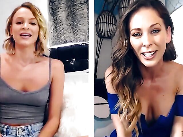 Cherie Deville and Emma Hix fingering together on cam