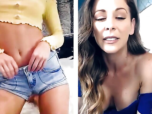 Cherie Deville and Emma Hix fingering together on cam