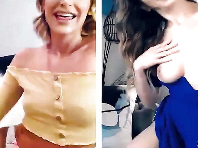 Cherie Deville and Emma Hix fingering together on cam