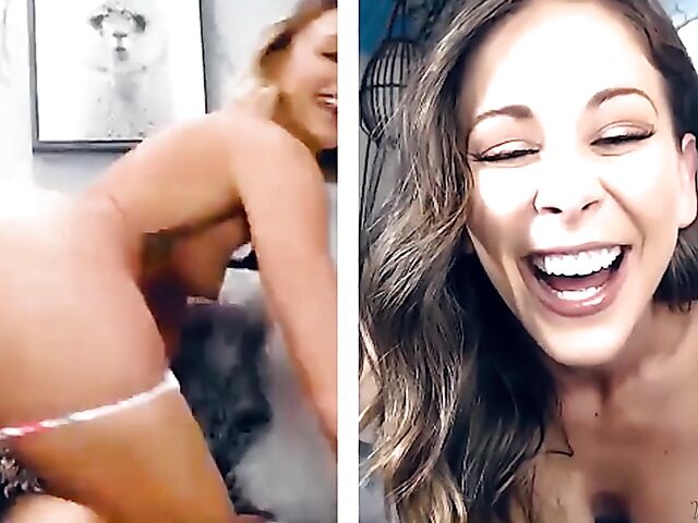 Cherie Deville and Emma Hix fingering together on cam