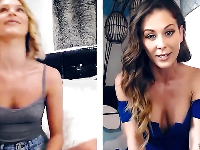 Cherie Deville and Emma Hix fingering together on cam