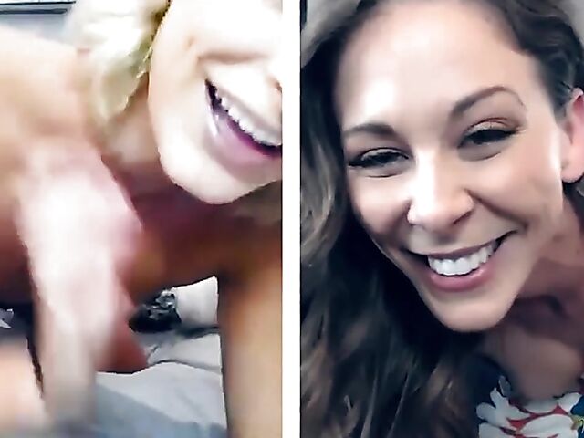 Cherie Deville and Emma Hix fingering together on cam