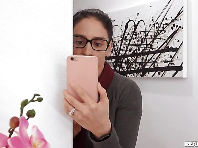 Bridgette B - Blonde MILF big tits fuck in hot black lingerie