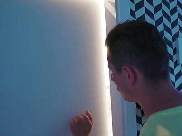 Blonde small tits cutie Melissa E enjoys her roommate's cock in her bald pussy