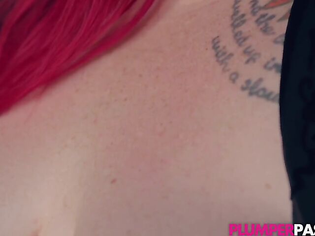 Roxi Adore - Sensual red-haired BBW solo