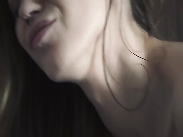 Couple's erotic sex in lockdown with slender Kalisy