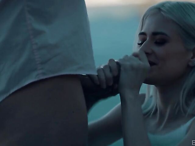 Brad Newman's hot weekend with skinny blonde teen Jessie Saint