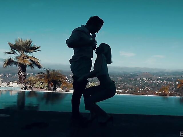 Brad Newman's hot weekend with skinny blonde teen Jessie Saint