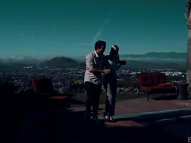 Brad Newman's hot weekend with skinny blonde teen Jessie Saint