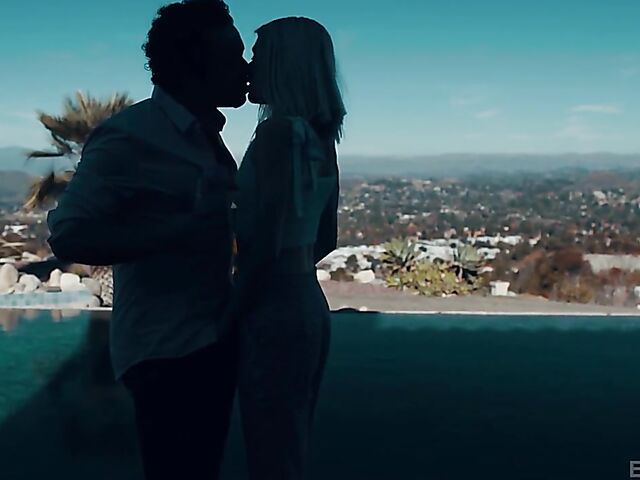 Brad Newman's hot weekend with skinny blonde teen Jessie Saint