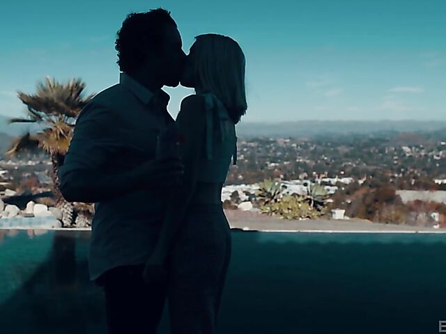 Brad Newman's hot weekend with skinny blonde teen Jessie Saint