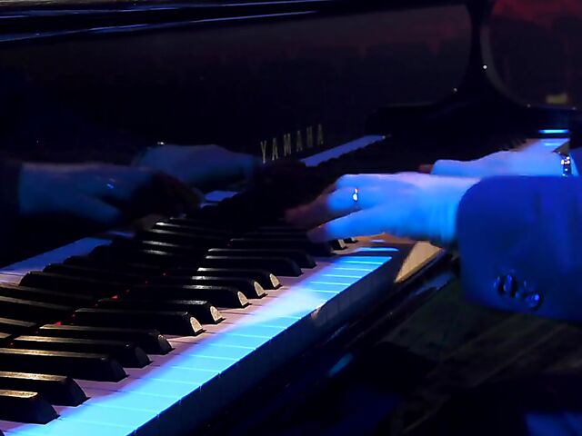 Italian porn by Mario Salieri features a natural busty burlesque queen seducing a guy to music