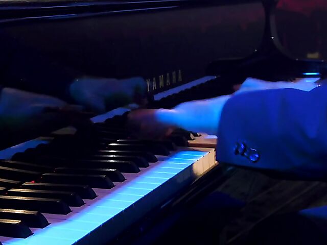 Italian porn by Mario Salieri features a natural busty burlesque queen seducing a guy to music