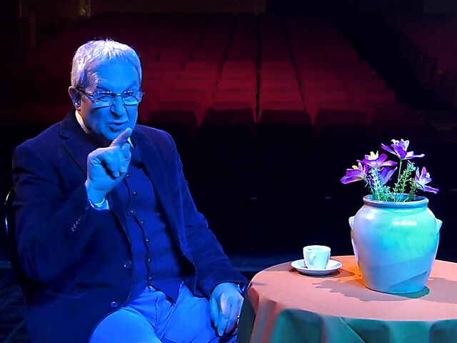 Italian porn by Mario Salieri features a natural busty burlesque queen seducing a guy to music