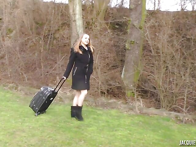 Welcoming blowjob and loud sex with 23-year-old babe Olivia Grace