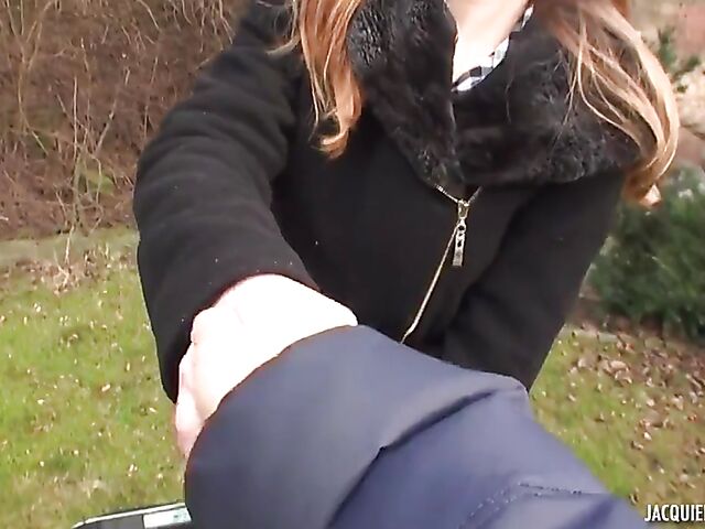 Welcoming blowjob and loud sex with 23-year-old babe Olivia Grace