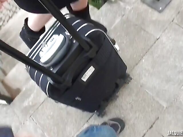 Welcoming blowjob and loud sex with 23-year-old babe Olivia Grace