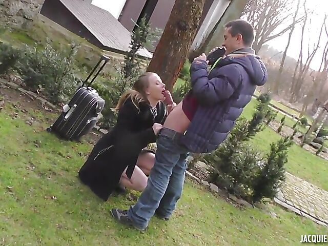 Welcoming blowjob and loud sex with 23-year-old babe Olivia Grace