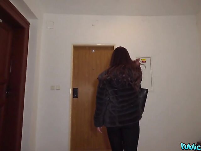 Sereyna Gomez - Public tits and cash for sex at the staircase