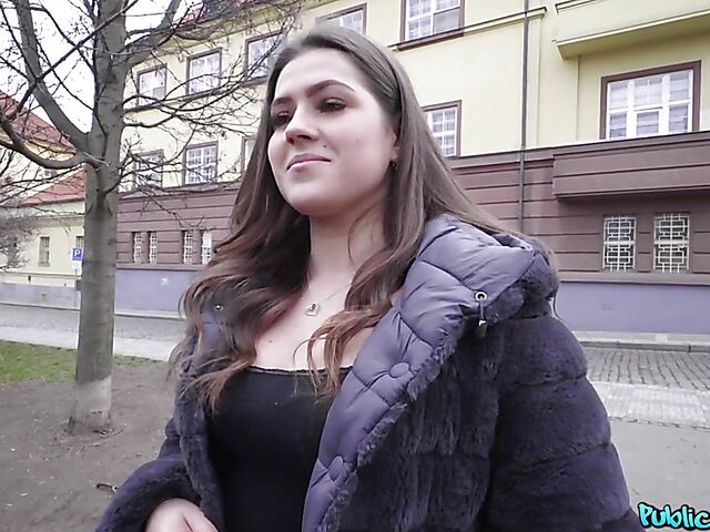 Sereyna Gomez - Public tits and cash for sex at the staircase