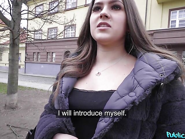 Sereyna Gomez - Public tits and cash for sex at the staircase