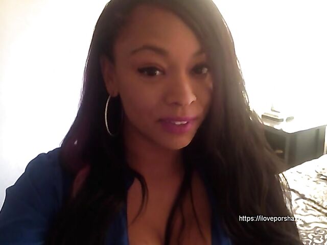 Black blowjob from your point of view on his birthday from Porsha Carrera