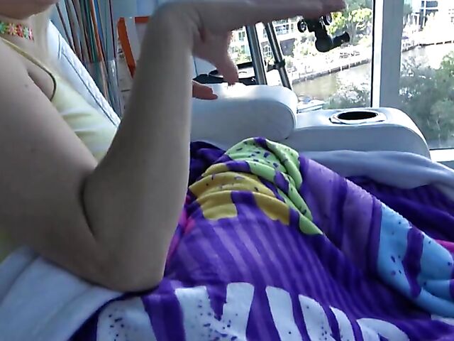 Naughty blonde sister Aria Banks with her horny big stepbrother POV