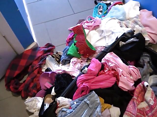 Naughty blonde sister Aria Banks with her horny big stepbrother POV