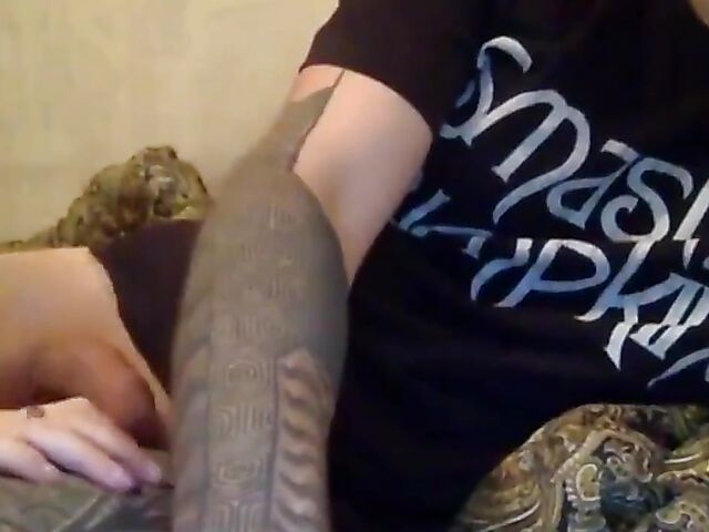 Real amateur teen couple filming sex and blowjob