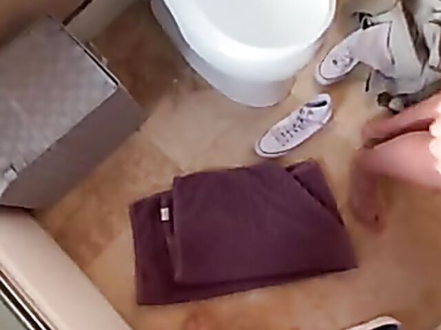 Bathroom POV vertical sex video of hot Mia Melano