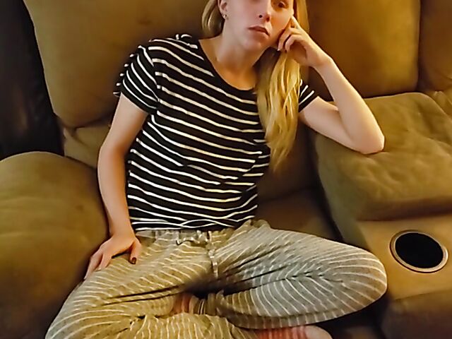 Real step brother fucks sister and cums inside her teen twat